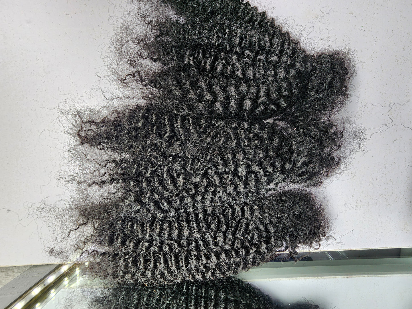 4B Human Hair Bulk Hair - Afro Kinky Texture (100g) - One Pack Solution - Suitable for microtwists