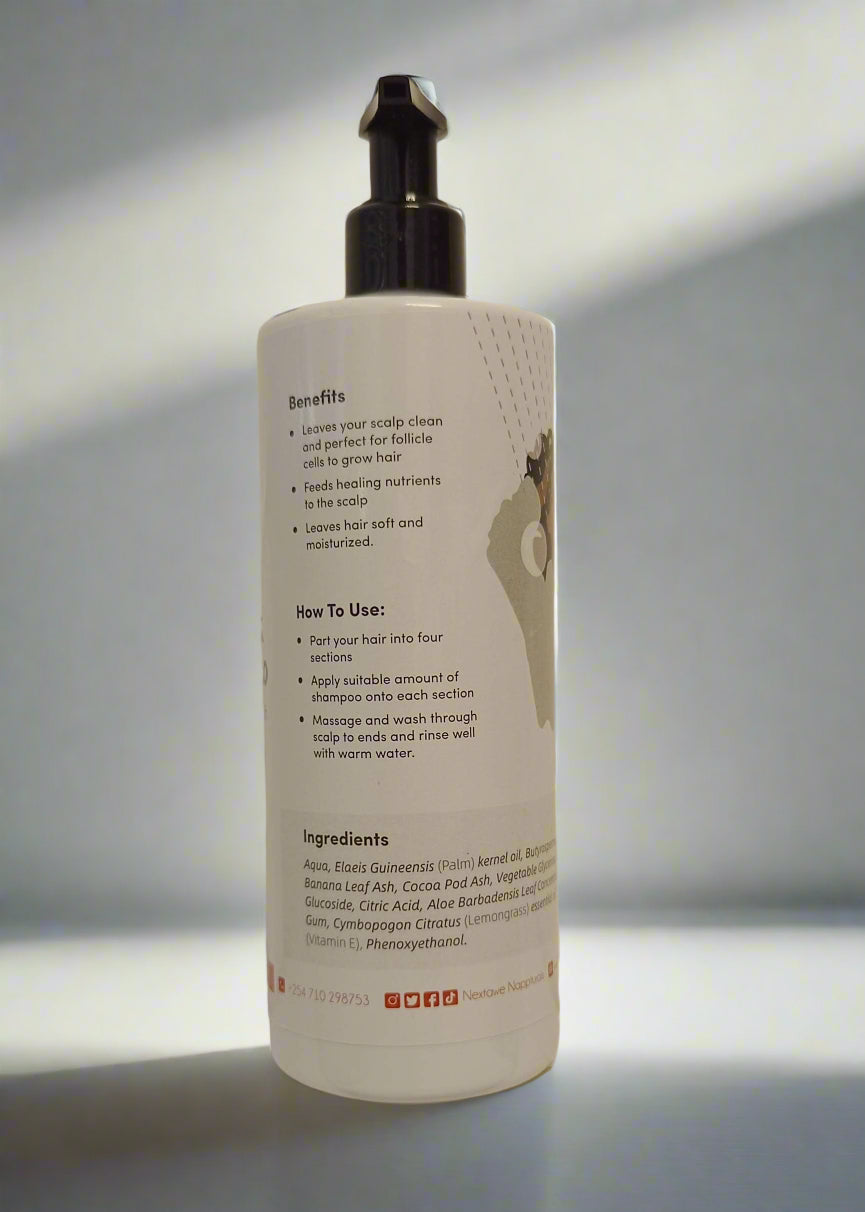 LIQUID BLACKSOAP SHAMPOO - Moisturizing & Clarifying for Healthy Hair Growth