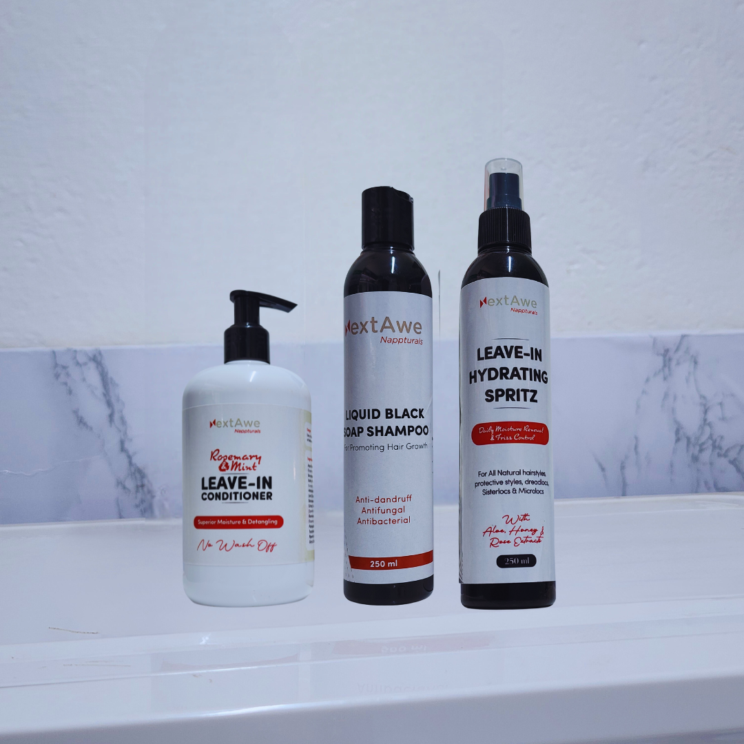 Locs Maintenance Bundle for microlocs, sisterlocs, dreadlocks, artificial locs, etc