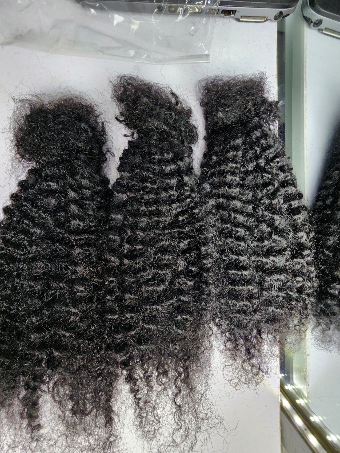 4B Human Hair Bulk Hair - Afro Kinky Texture (100g) - One Pack Solution - Suitable for microtwists