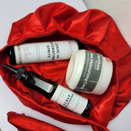 MOISTURE COMBO For Afro Out Styling and Care- mini twists, Twist outs, Bantu knots