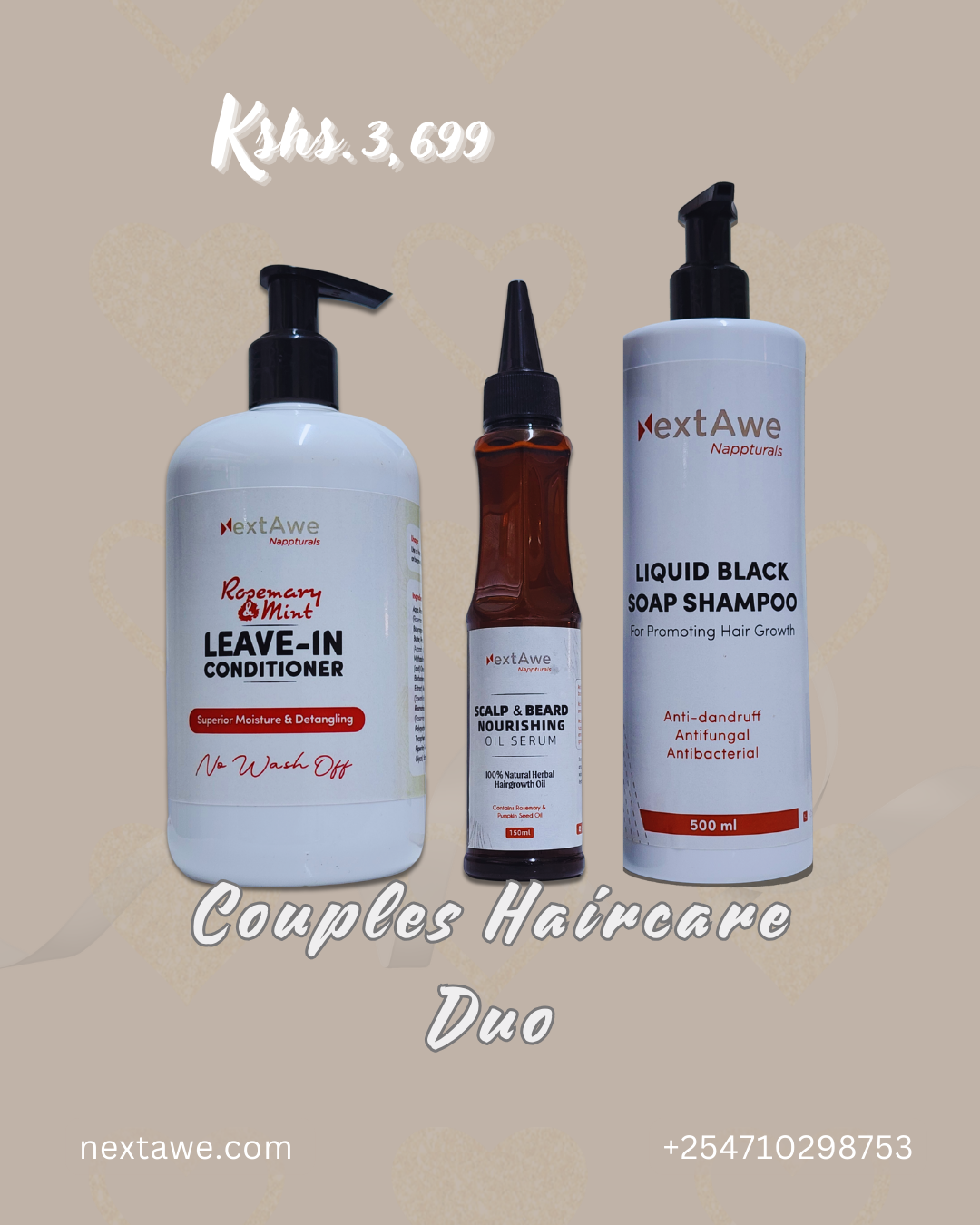 Couple’s Haircare Duo - Clean, Nourish & Grow Together