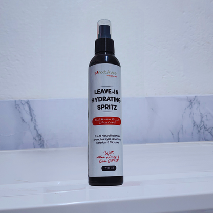 LEAVE-IN HYDRATING SPRITZ-Lightweight Moisture & Frizz control