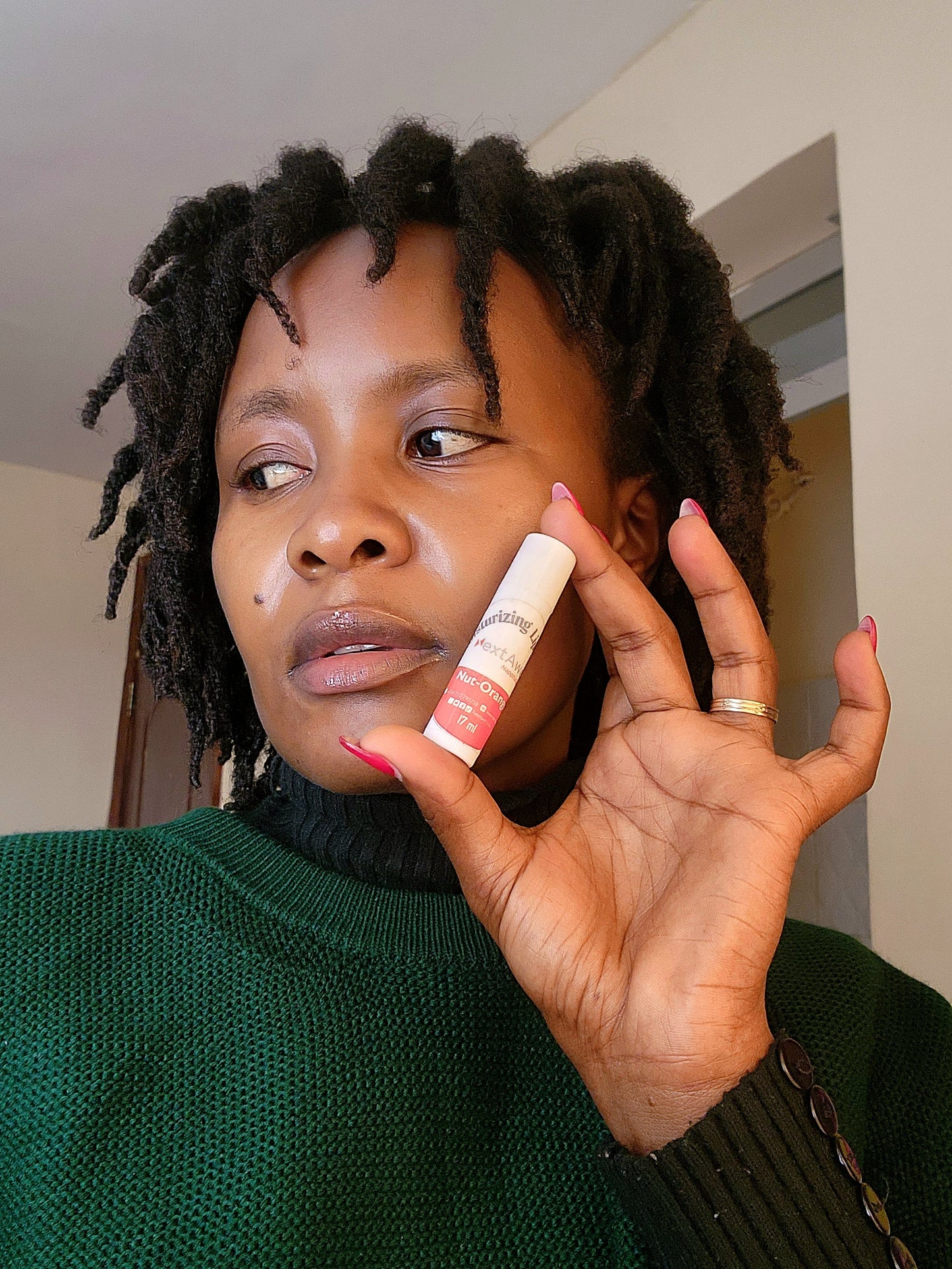 MOISTURIZING LIP BUTTER Nut Orange 100% Natural Formula