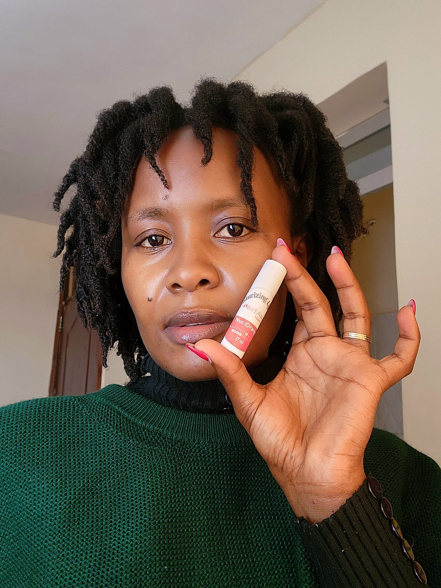 MOISTURIZING LIP BUTTER Nut Orange 100% Natural Formula